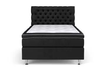 Celine Kontinentalsäng 120x200cm - Svart/Sammet - Products - Möbler - Säng - Kontinentalsäng