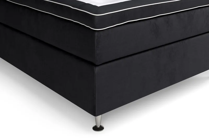 Celine Kontinentalsäng 120x200cm - Svart/Sammet - Products - Möbler - Säng - Kontinentalsäng