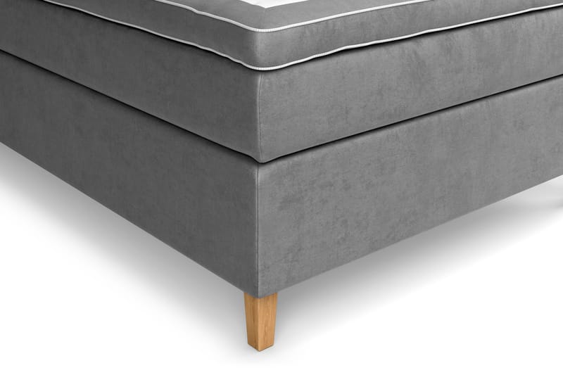 Celine Kontinentalsäng 140x200cm - Grå/Sammet - Products - Möbler - Säng - Kontinentalsäng