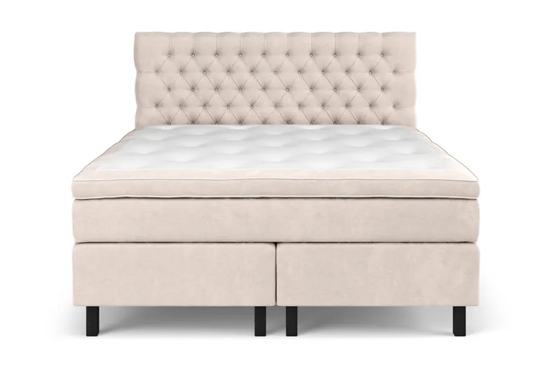 Celine Kontinentalsäng 180x200cm - Beige/Sammet - Products - Möbler - Säng - Kontinentalsäng