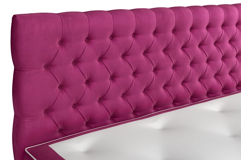 Celine Kontinentalsäng 180x200cm - Rosa/Sammet - Products - Möbler - Säng - Kontinentalsäng