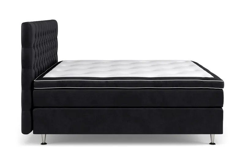 Celine Kontinentalsäng 180x200cm - Svart/Sammet - Products - Möbler - Säng - Kontinentalsäng