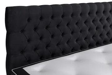 Celine Kontinentalsäng 180x200cm - Svart/Sammet - Products - Möbler - Säng - Kontinentalsäng