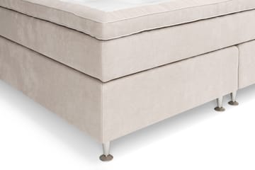 Celine Kontinentalsäng 210x210cm - Beige/Sammet - Products - Möbler - Säng - Kontinentalsäng