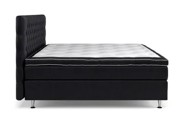 Celine Kontinentalsäng 210x210cm - Svart/Sammet - Products - Möbler - Säng - Kontinentalsäng