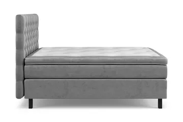 Celine Sängpaket 120x200 cm - Grå/Sammet - Products - Möbler - Säng - Enkelsäng