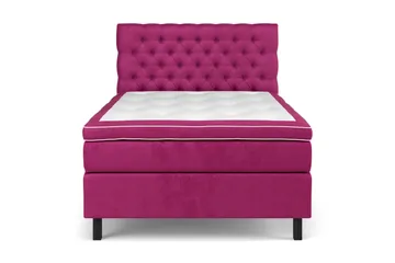 Celine Sängpaket 120x200 cm - Rosa/Sammet - Products - Möbler - Säng - Kontinentalsäng