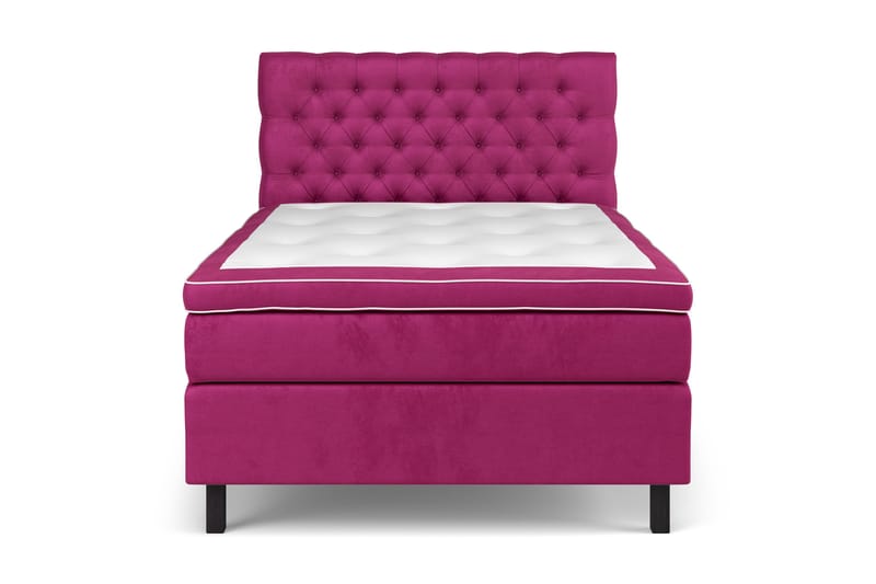 Celine Sängpaket 120x200 cm - Rosa/Sammet - Products - Möbler - Säng - Kontinentalsäng