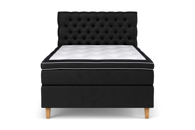 Celine Sängpaket 120x200 cm - Svart/Sammet - Products - Möbler - Säng - Kontinentalsäng