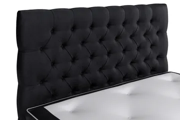 Celine Sängpaket 140x200cm - Svart/Sammet - Products - Möbler - Säng - Kontinentalsäng