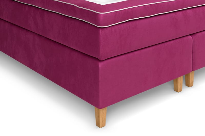 Celine Sängpaket 160x200cm - Rosa/Sammet - Products - Möbler - Säng - Kontinentalsäng
