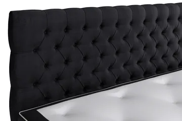 Celine Sängpaket 180x200 cm - Svart/Sammet - Products - Möbler - Säng - Kontinentalsäng