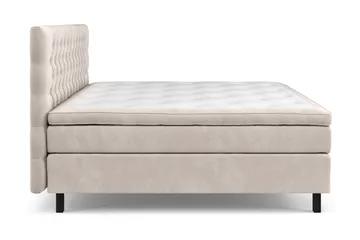Celine Sängpaket 210x210cm - Beige/Sammet - Products - Möbler - Säng - Kontinentalsäng