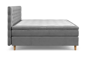 Celine Sängpaket 210x210cm - Grå/Sammet - Products - Möbler - Säng - Kontinentalsäng