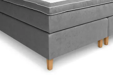 Celine Sängpaket 210x210cm - Grå/Sammet - Products - Möbler - Säng - Kontinentalsäng