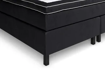 Celine Sängpaket 210x210cm - Svart / Sammet - Products - Möbler - Säng - Kontinentalsäng