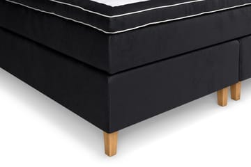 Celine Sängpaket 210x210cm - Svart/Sammet - Products - Möbler - Säng - Kontinentalsäng
