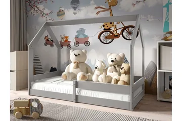 Cenon Sängram 80x160 cm - Grå - Products - Möbler - Säng - Sängram & sängstomme