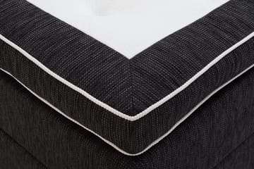 Charleston Kontinentalsäng 120x200 Fast Polyeterskum - Svart - Products - Möbler - Säng - Enkelsäng