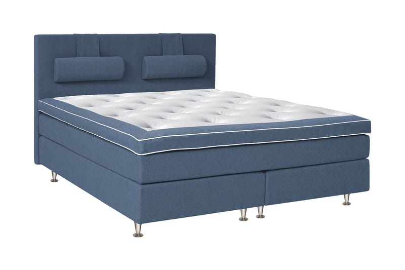 Charleston Kontinentalsäng 180x200 Fast Valbar Malaga - Malaga Blå - Products - Möbler - Säng - Kontinentalsäng