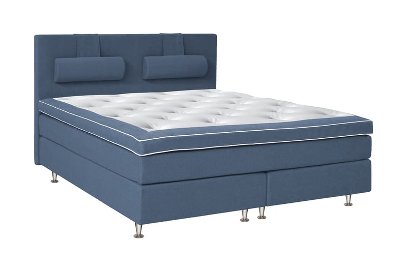 Charleston Kontinentalsäng 180x200 Fast Valbar Malaga - Malaga Blå - Products - Möbler - Säng - Kontinentalsäng