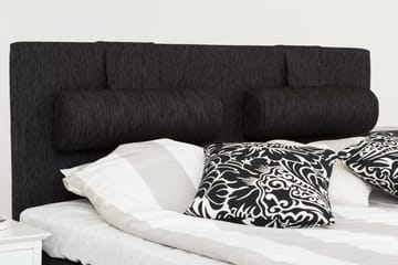 Charleston Kontinentalsäng 180x200 Fast Polyeterskum - Svart - Products - Möbler - Säng - Kontinentalsäng