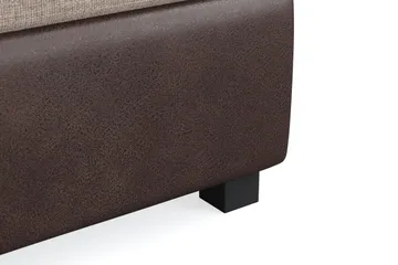 Cuba Sängpaket 160x200 med Två Beiga Kuddar - (+Fler val) Beige/Brun - Products - Möbler - Säng - Kontinentalsäng