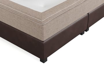 Cuba Sängpaket 210x210 med Tre Beiga Kuddar - (+Fler val) Beige/Brun - Products - Möbler - Säng - Kontinentalsäng