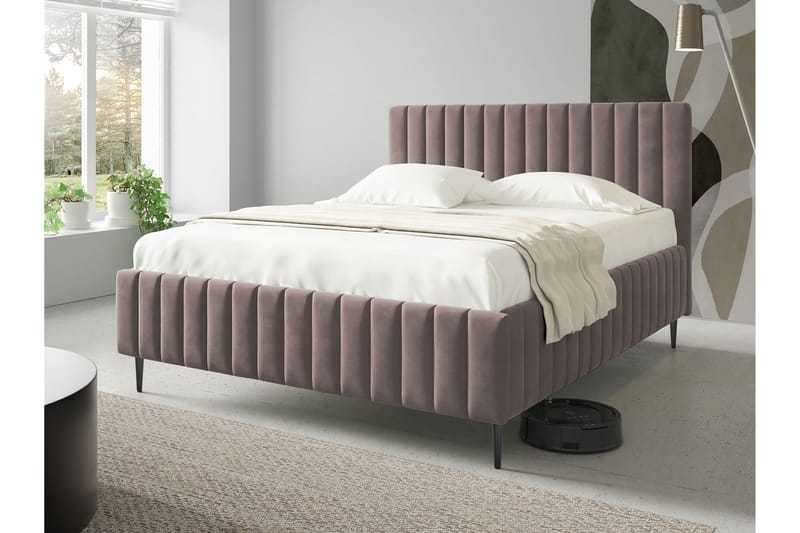 Desio Förvaringssäng 140x200 cm - Rosa - Products - Möbler - Säng - Säng med förvaring