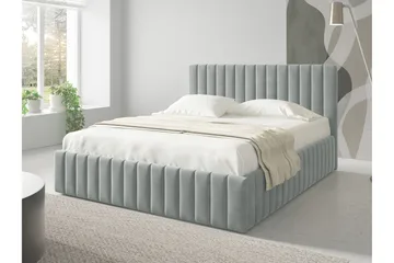 Desio Förvaringssäng 160x200 cm - Grå - Products - Möbler - Säng - Säng med förvaring