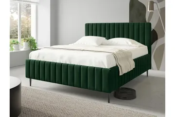 Desio Förvaringssäng 160x200 cm - Grön - Products - Möbler - Säng - Säng med f örvaring