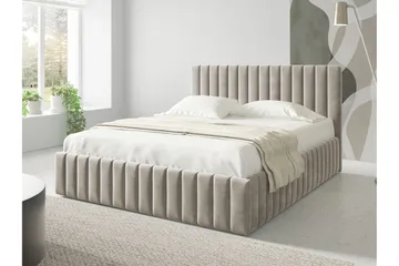 Desio Förvaringssäng 180x200 cm - Beige - Products - Möbler - Säng - Säng med förvaring