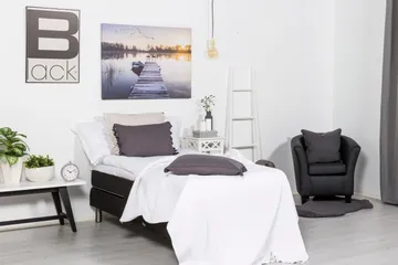 Detroit Ställbar Säng 90x200 cm Höj och sänkbar - Svart - Products - Möbler - Säng - Ställbar säng