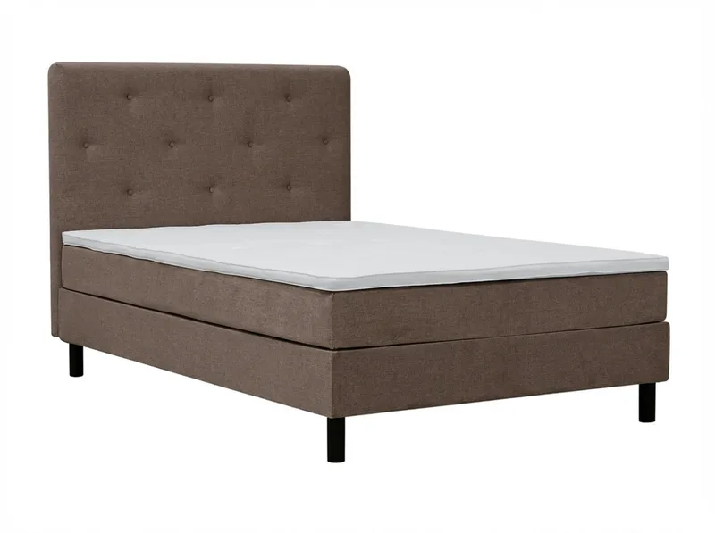 Dream Komplett Sängpaket 120x200 cm Assymetriska knappar - Brun - Products - Möbler - Säng - Kontinentalsäng
