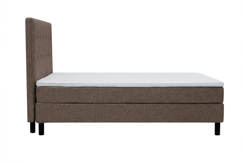 Dream Komplett Sängpaket 120x200 cm Knappar - Brun - Products - Möbler - Säng - Kontinentalsäng