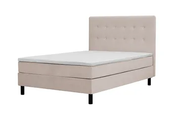 Dream Komplett Sängpaket 140x200 cm Knappar - Beige - Products - Möbler - Säng - Kontinentalsäng