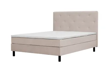 Dream Komplett Sängpaket 150x200 cm Assymetriska knappar - Beige - Products - Möbler - Säng - Kontinentalsäng