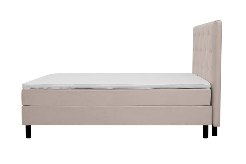 Dream Komplett Sängpaket 150x200 cm Assymetriska knappar - Beige - Products - Möbler - Säng - Kontinentalsäng