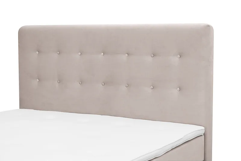Dream Komplett Sängpaket 160x200 cm Knappar - Beige - Products - Möbler - Säng - Kontinentalsäng