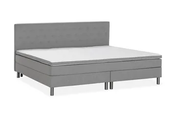 Ella Familjesäng 240x200  cm - (+Fler val) Ljusgrå - Products - Möbler - Säng - Kontinentalsäng