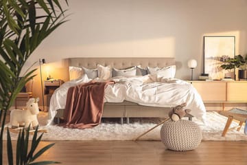 Ella Familjesäng 240x200  cm - (+Fler val) Mullvad - Products - Möbler - Säng - Kontinentalsäng