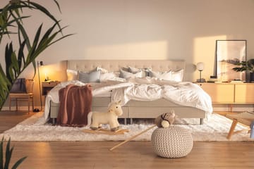 Ella Familjesäng 280x200  cm - (+Fler val) Beige - Products - Möbler - Säng - Kontinentalsäng