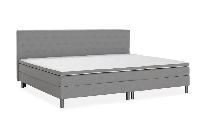Ella Familjesäng 280x200  cm - (+Fler val) Ljusgrå - Products - Möbler - Säng - Kontinentalsäng