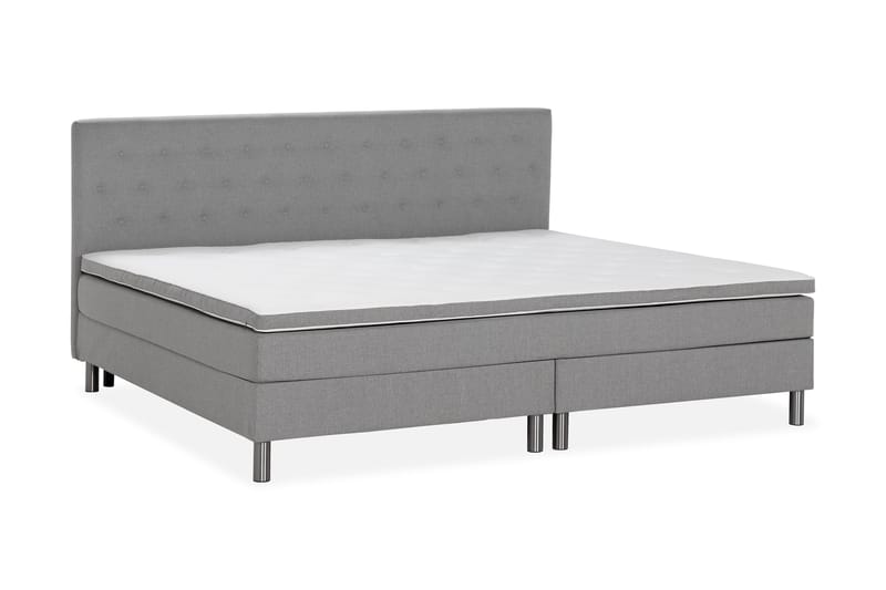 Ella Familjesäng Sängpaket 240x200  cm - (+Fler val) Ljusgrå - Products - Möbler - Säng - Kontinentalsäng