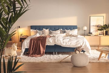 Ella Familjesäng Sängpaket 240x200  cm - (+Fler val) Mörkblå - Products - Möbler - Säng - Kontinentalsäng