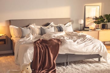 Ella Familjesäng Sängpaket 240x210  cm - (+Fler val) Ljusgrå - Products - Möbler - Säng - Kontinentalsäng