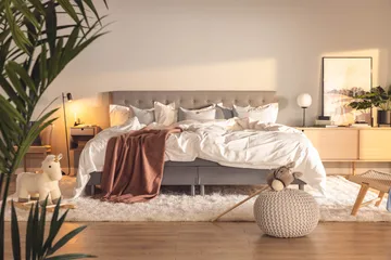 Ella Familjesäng Sängpaket 240x210  cm - (+Fler val) Ljusgrå - Products - Möbler - Säng - Kontinentalsäng