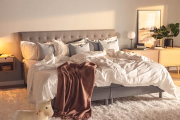 Ella Familjesäng Sängpaket 240x210  cm - (+Fler val) Ljusgrå - Products - Möbler - Säng - Kontinentalsäng