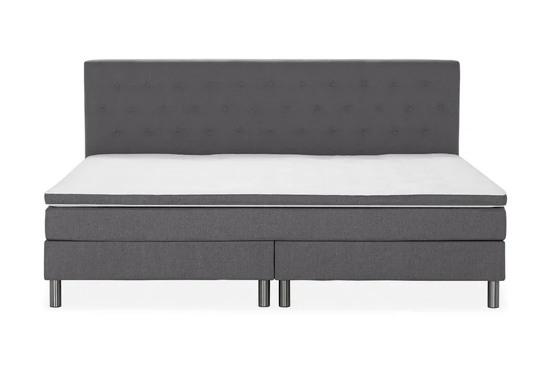 Ella Familjesäng Sängpaket 240x210  cm - (+Fler val) Mörkgrå - Products - Möbler - Säng - Kontinentalsäng