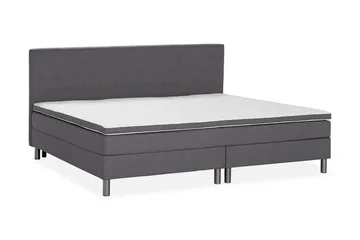 Ella Familjesäng Sängpaket 240x210  cm - (+Fler val) Mörkgrå - Products - Möbler - Säng - Kontinentalsäng